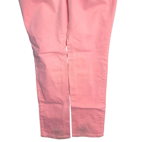 NY & Co Size 14 Jeans Womens Pink Denim Skinny Cotton/Spandex - Picture 13 of 14